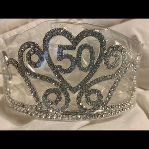50th Sparkly Crown